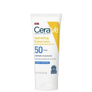 Hydrating Mineral Sunscreen SPF 50 Face Lotion