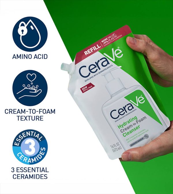 Hydrating Cream-to-Foam Cleanser Refill - Image 6
