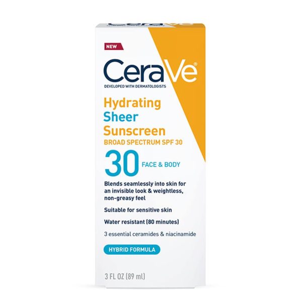 Hydrating Sheer Sunscreen Broad Spectrum SPF 30 for Face & Body - Image 2