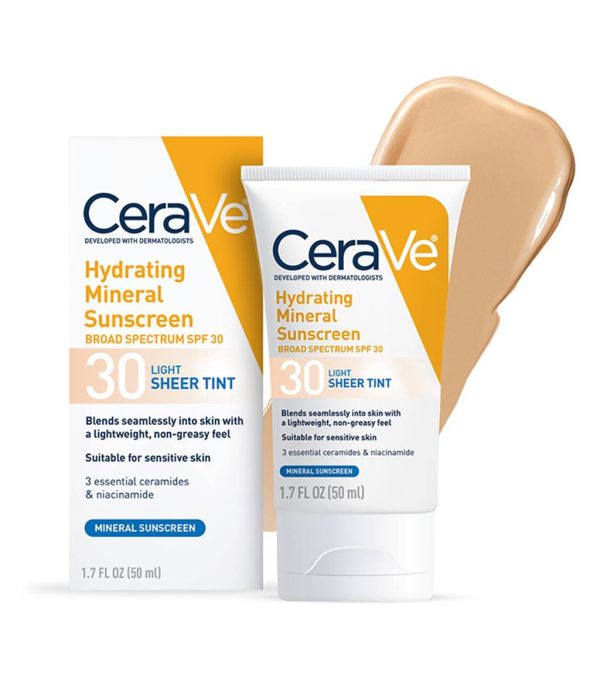 Hydrating Mineral Sunscreen SPF 30 Face Sheer Tint, Shade: Light - Image 2