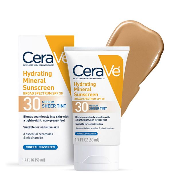 Hydrating Mineral Sunscreen SPF 30 Face Sheer Tint, Shade: Medium - Image 2
