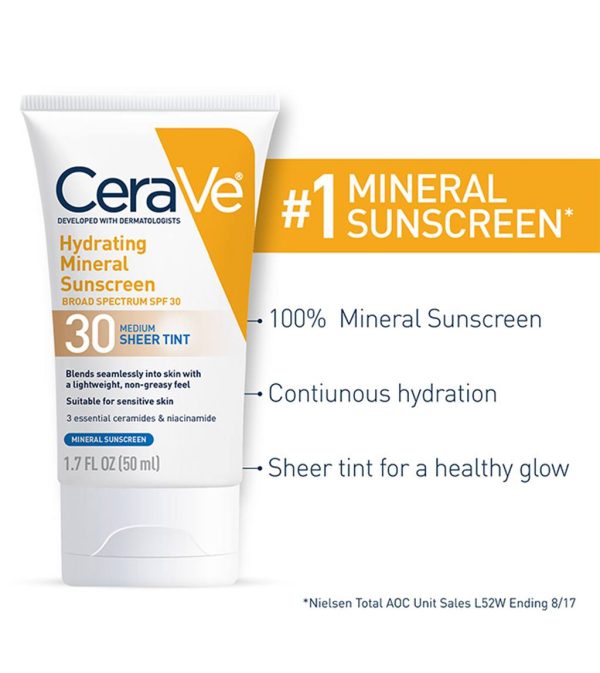 Hydrating Mineral Sunscreen SPF 30 Face Sheer Tint, Shade: Medium - Image 4